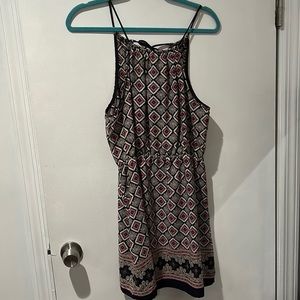 Millibon USA multicolor boho geometric mini dress